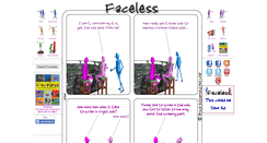 Desktop Screenshot of faceless.co.za